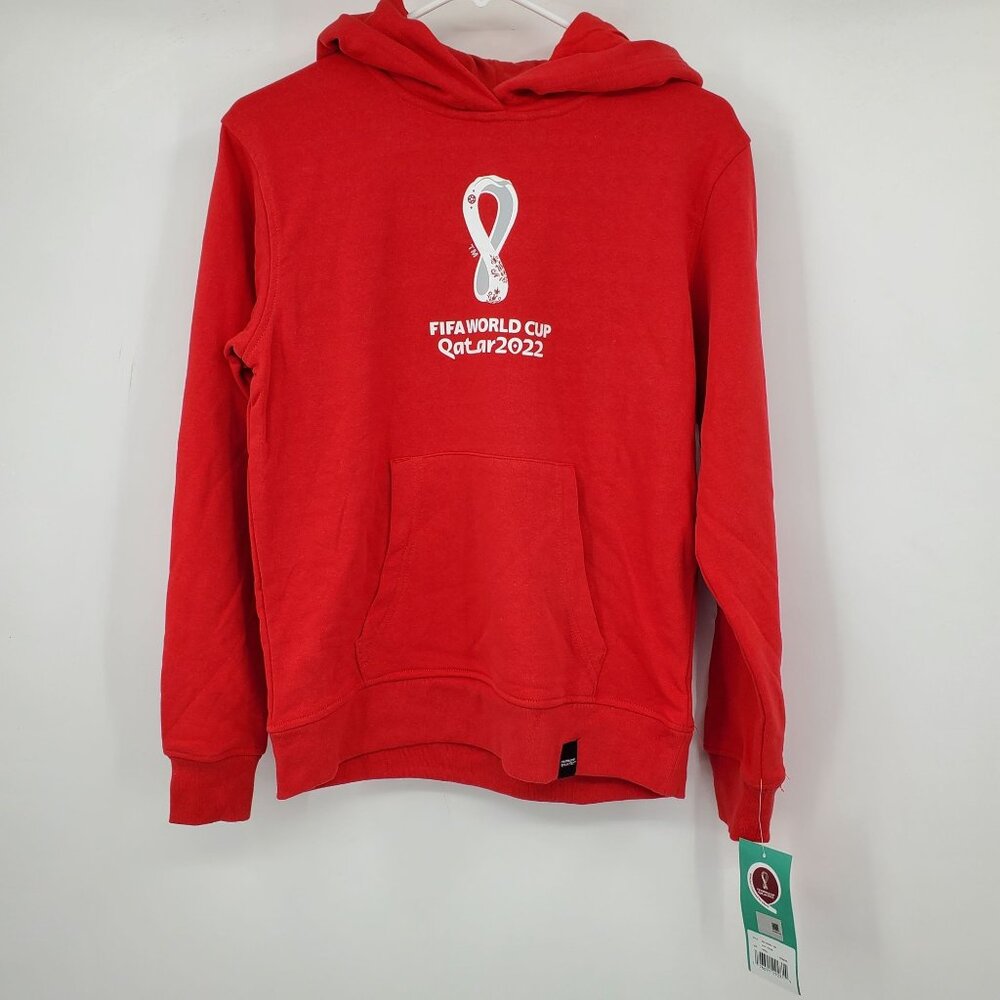 NWT Fifa World Cup‎ Qatar 2022 Long Sleeve Pullover Sweatshirt Small